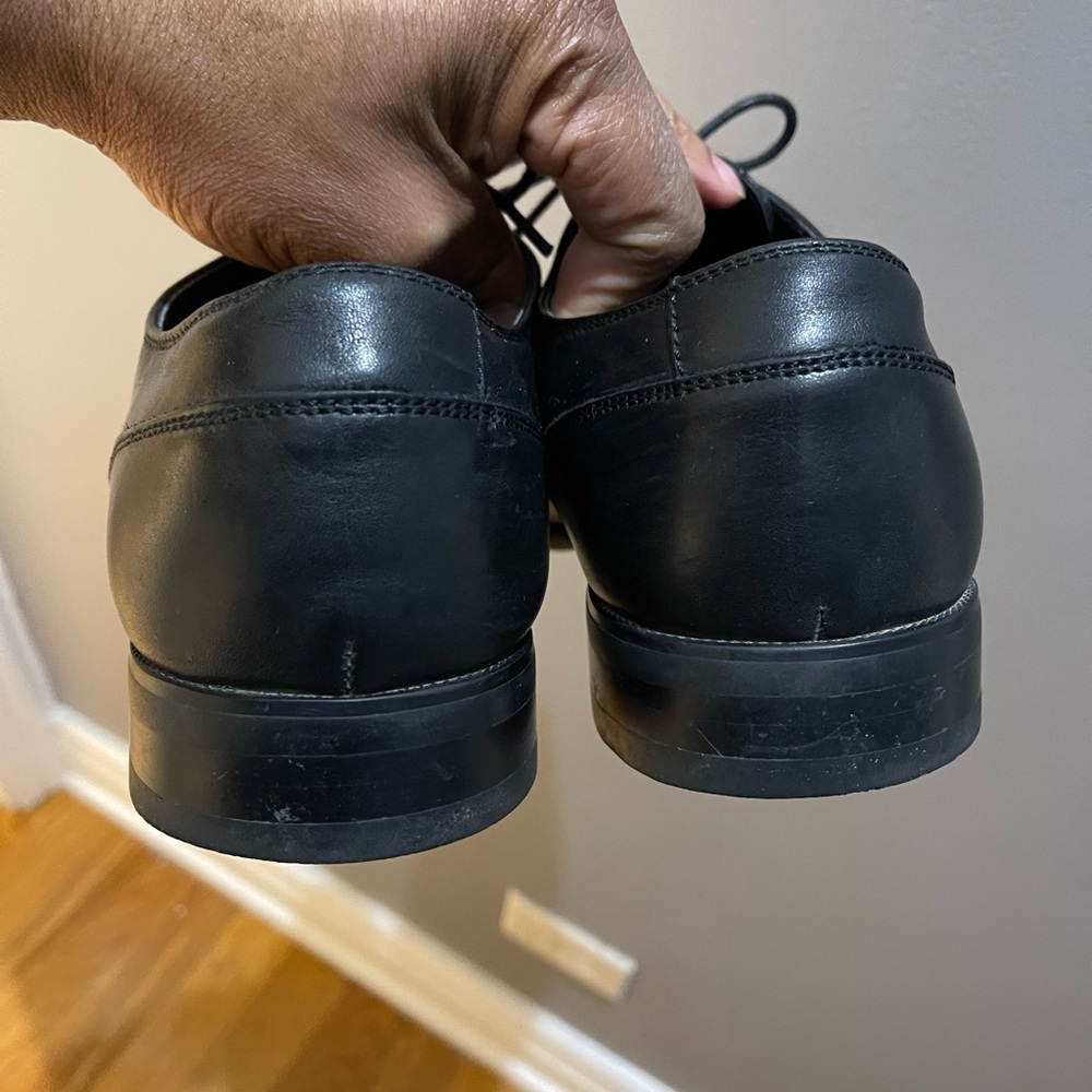 Calvin Klein Carlton lace-up dress shoes Blk Sz 9M - Picture 10 of 16